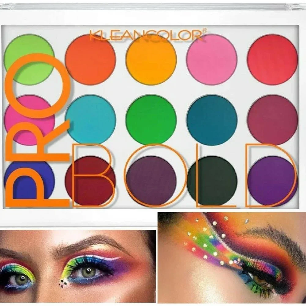 NEW IN BOX  Klean Color Pro Bold-Pressed Pigment Palette Eye Shadow New